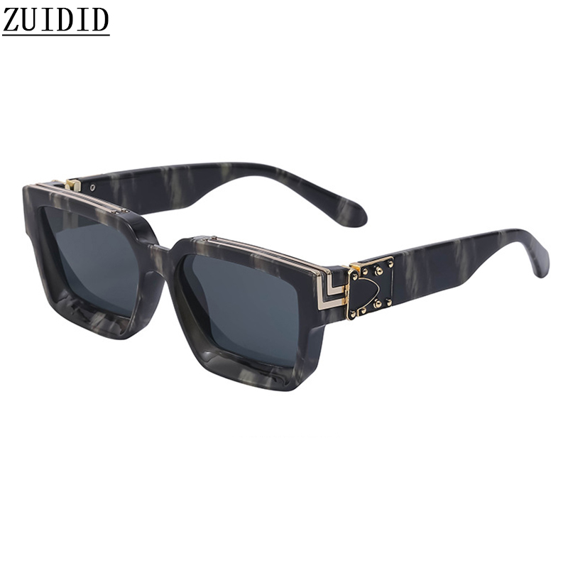 Lunettes De soleil carrées De luxe pour hommes et femmes, style Vintage, avec nuances rétro, à la mode, Gafas De Sol, Sonnenbrille