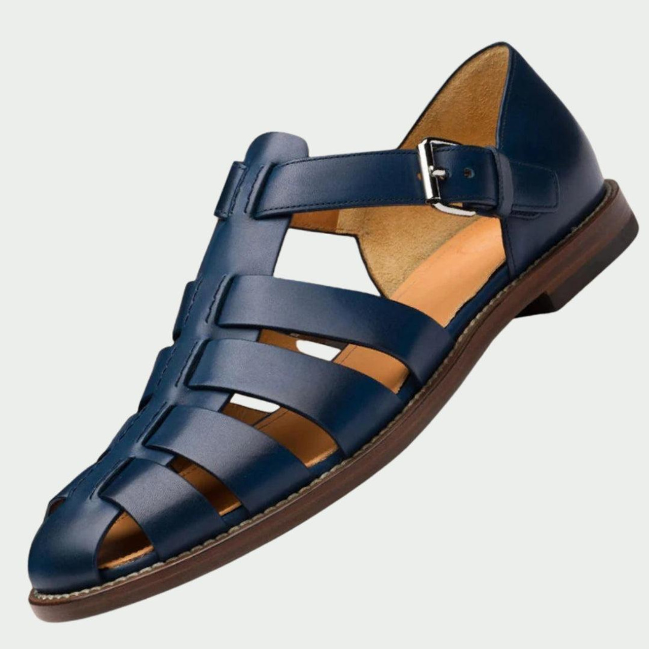 Sandales compensées polyvalentes à bout rond pour hommes, chaussures de Cosplay de plage décontractées à bout fermé, à la mode et confortables