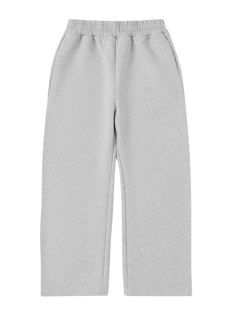 Joggers robustes à jambe droite pour hommes et femmes – Pantalon de sport toutes saisons avec taille élastique et bas d'entraînement au design sans ceinture