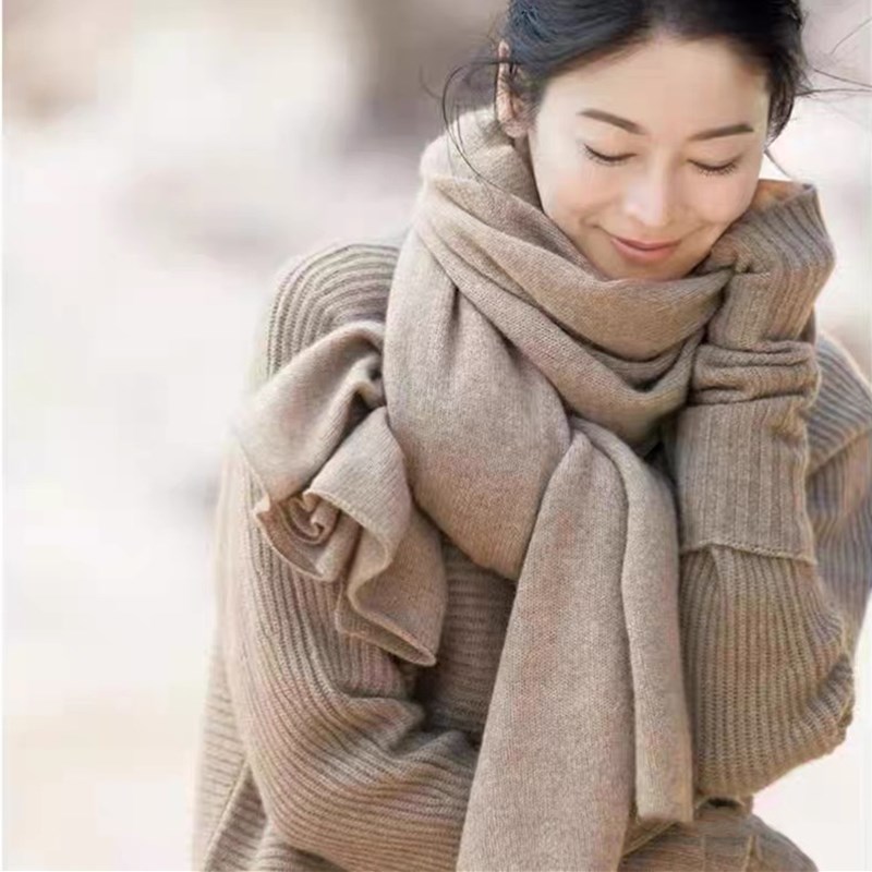 Écharpe plate classique pour femmes, Design automne/hiver 2025, nouvelle écharpe longue 180x60 unisexe, châle en laine Pure 100%, écharpe douce et chaude