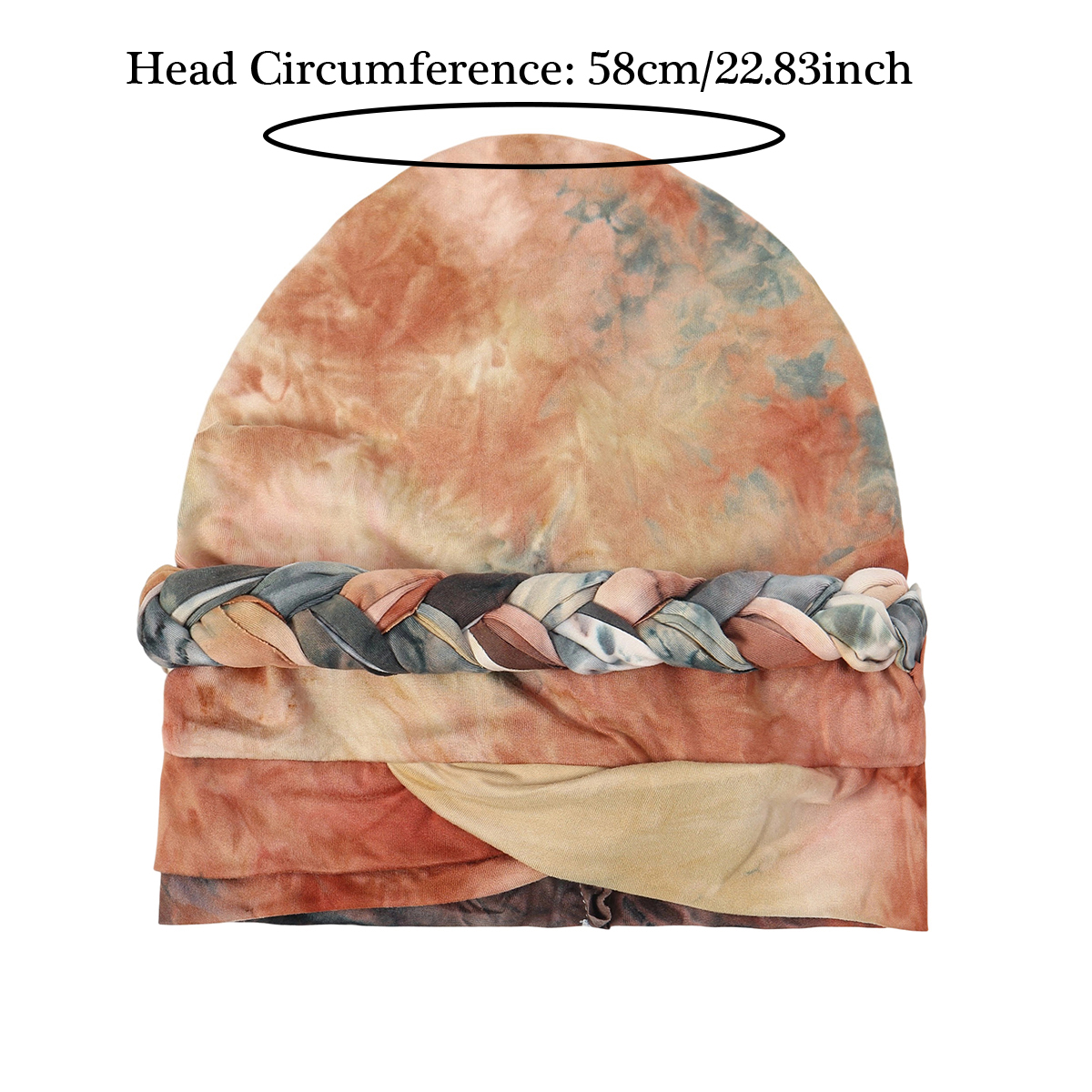 Foulard de tête pour femmes musulmanes bohême imprimé tresse Turban Bonnet Hijab casquettes intérieur Hijabs Femme Musulman arabe Wrap Turbantes