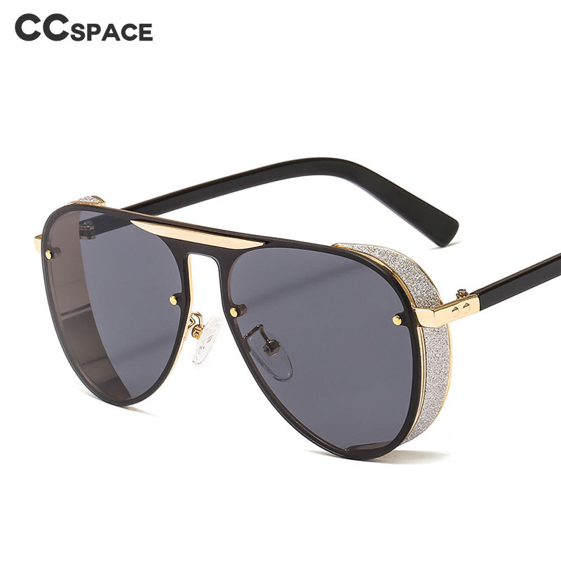 Lunettes de soleil roses vintage pour femmes, lunettes de soleil à grande monture, miroir, lunettes de mode, nuances rétro des années 2000, 46192