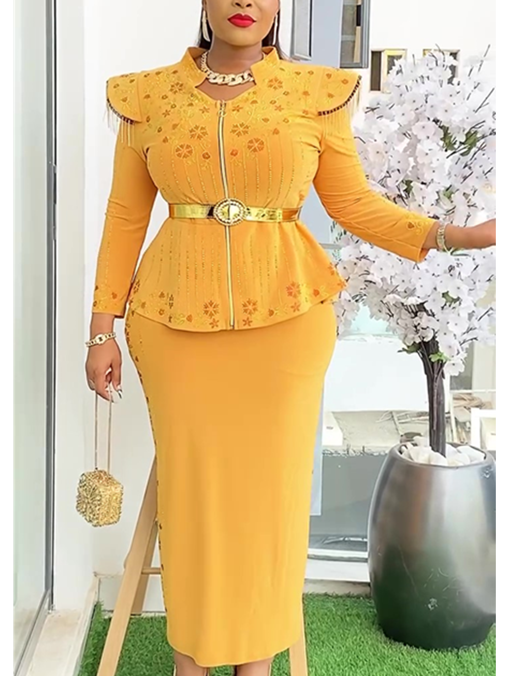 Vêtements africains pour femmes, ensemble 2 pièces, hauts et jupes, costumes Dashiki Ankara, tenues de turquie, robe grande taille, robes de fête de mariage
