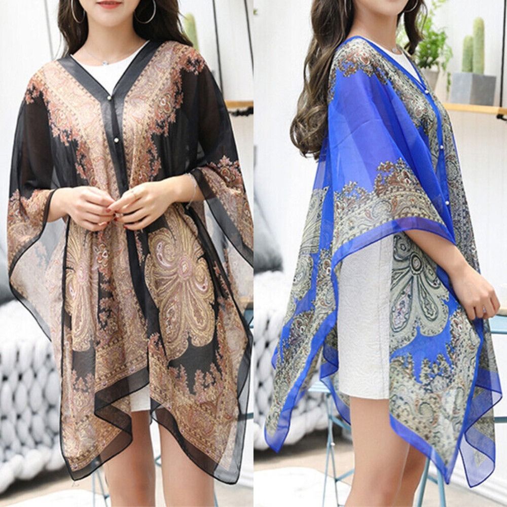 Châle multifonctionnel pour femmes, écharpe de plage, poncho, robe de plage, bikini, maillots de bain, caftan, haut, été