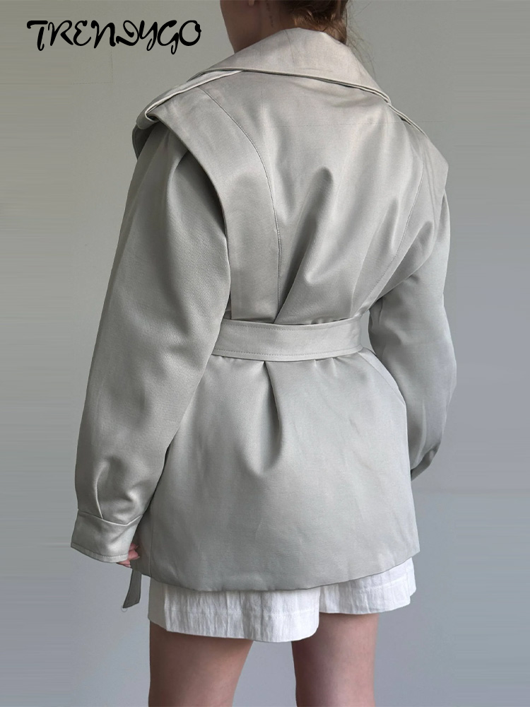 Vestes pour femmes à col montant, manches longues, à lacets, matelassées, d'hiver, unies, amples, chics, nouveaux vêtements d'extérieur