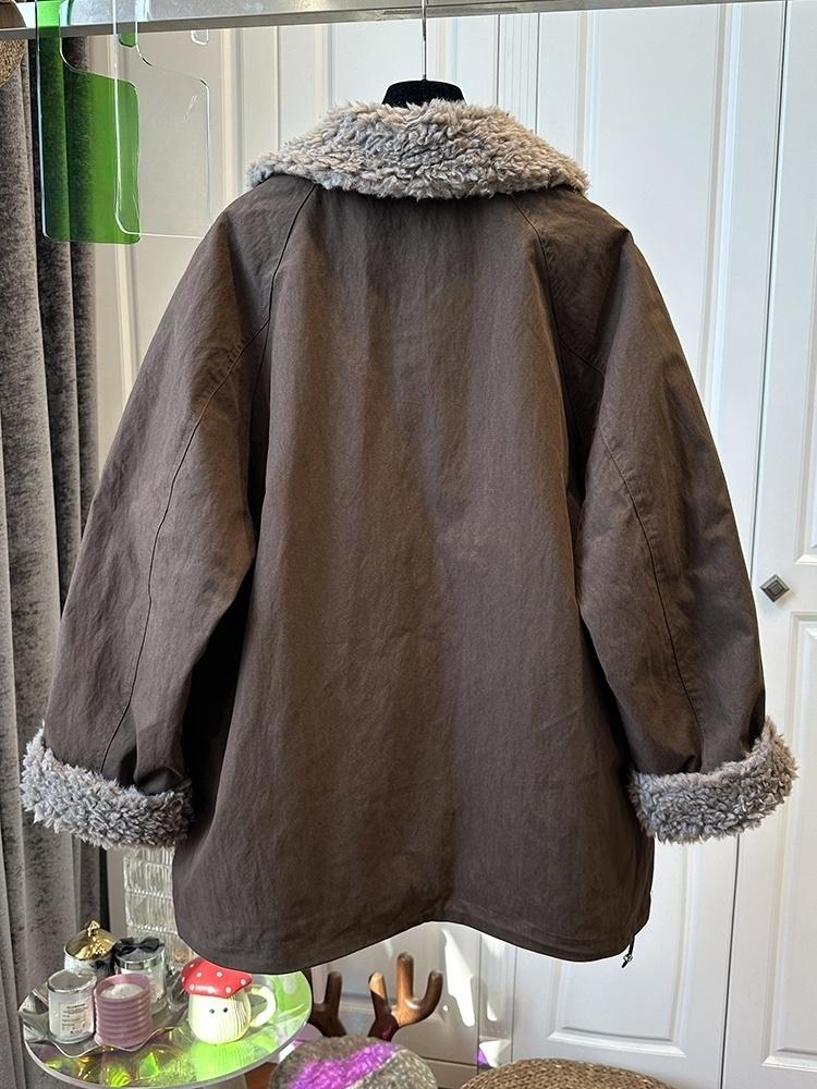 Femmes coréennes veste rembourrée en coton manteaux ample décontracté femme veste chaude automne hiver 2025