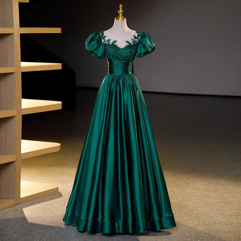 Robe de soirée pour Banquet, nouvelle société de tempérament haut de gamme, hôte de réunion annuelle, examen d'art vocal, pongsha, printemps pour femmes, 2025