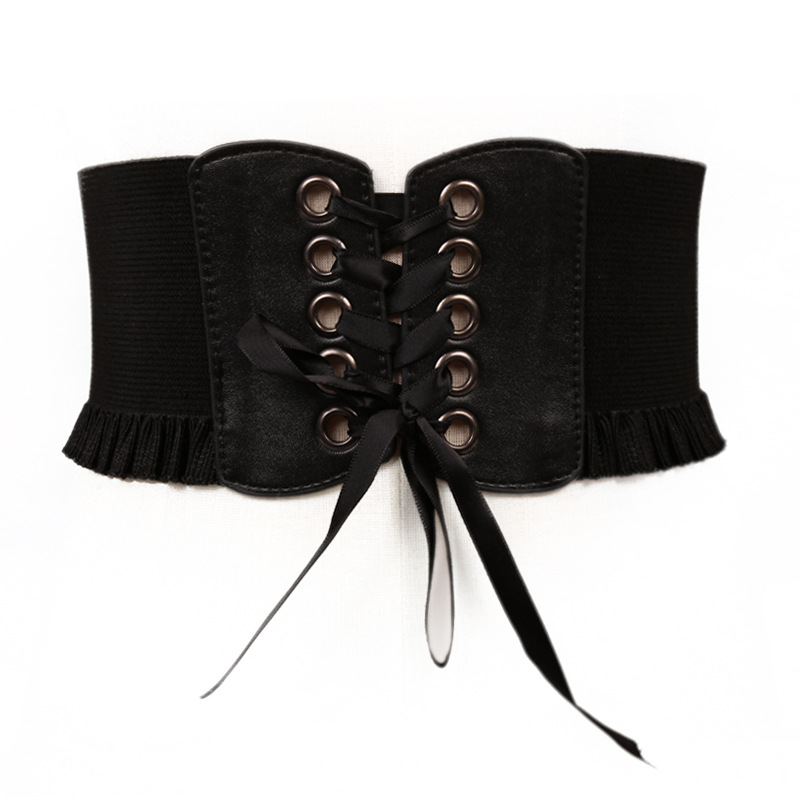Ceinture large pour femmes, ceinture élastique blanche de haute qualité, marque de luxe, ceinture de pantalon extensible, ceinture de corset à la mode, ceintures élastiques pour femmes DT075