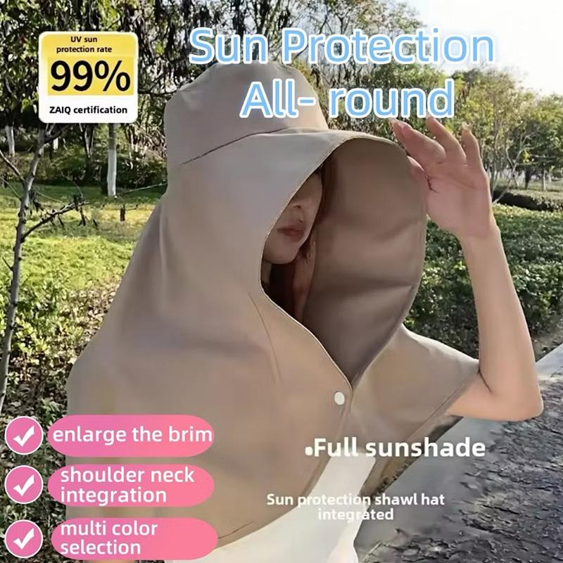 Chapeau de soleil à large bord UPF50+ pour femmes, visière UV intégrale pour les vacances d'été à la plage, les sports de plein air