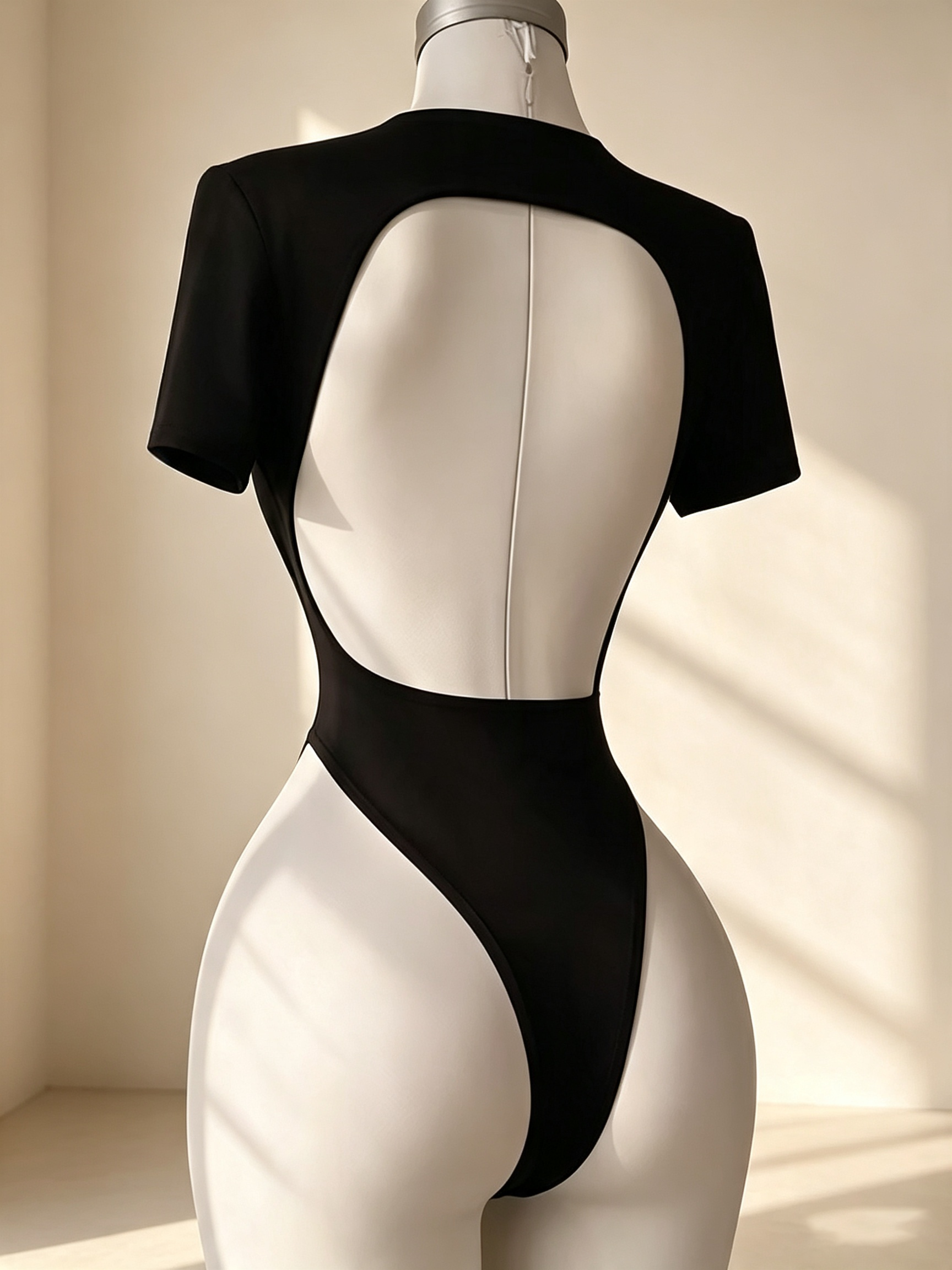Body de sport pour femmes de haute qualité, dos nu, couleur unie basique, confortable, sous-vêtement, hauts et t-shirts à dos ouvert.