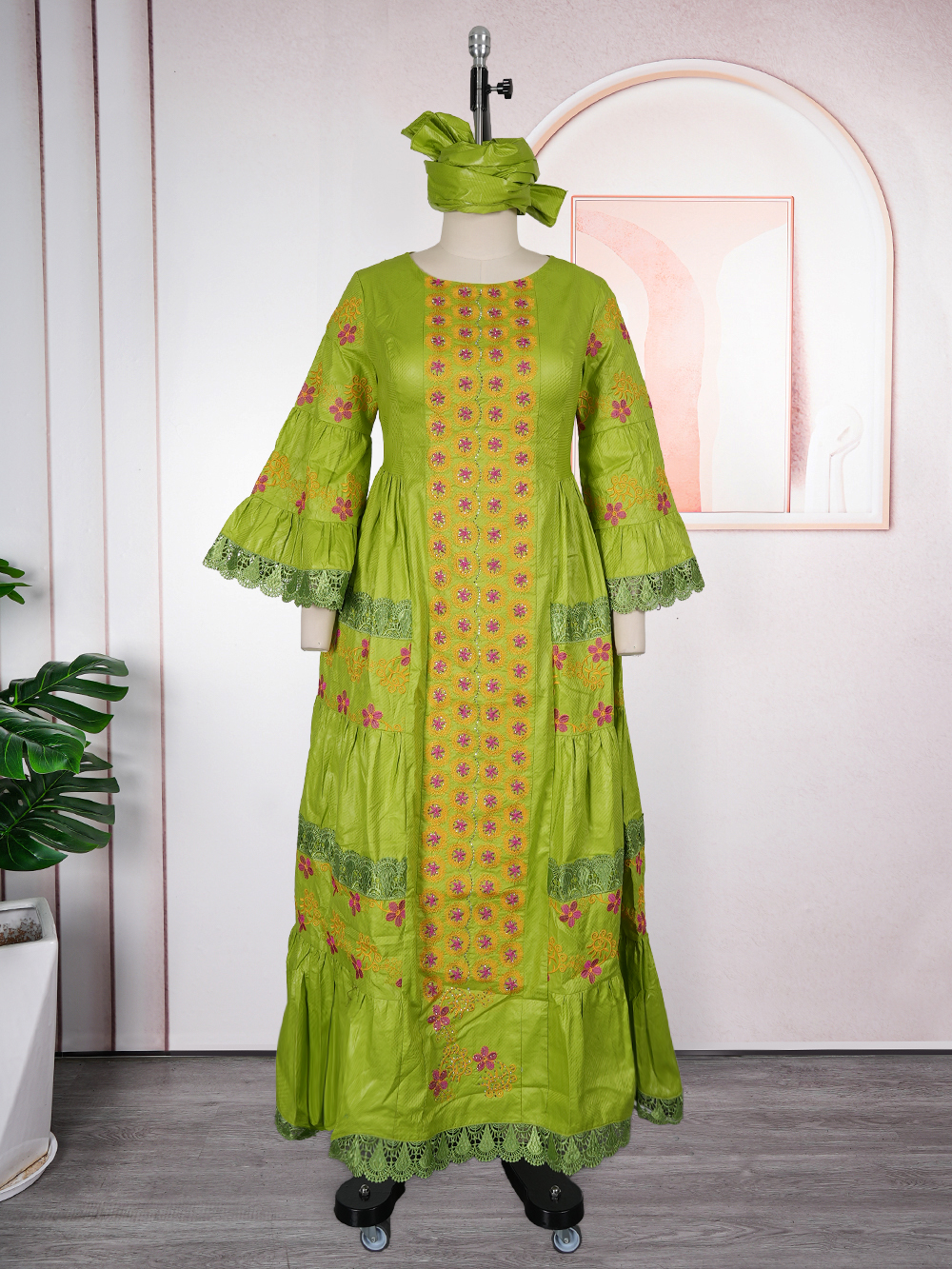 Vêtements africains grande taille pour femmes 2026 Nouvelle robe longue Dashiki Ankara brodée Bazin Boubou pour mariage musulman et soirée