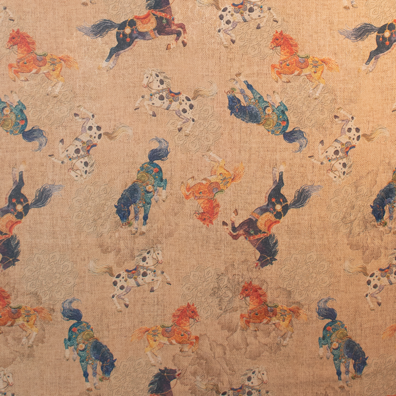 Tissu Xiangyunsha 100% Soie de Mûrier Doux pour la Peau, Motif Floral Élégant, Matériel de Couture Fait Main pour Tenues Féminines et Projets DIY
