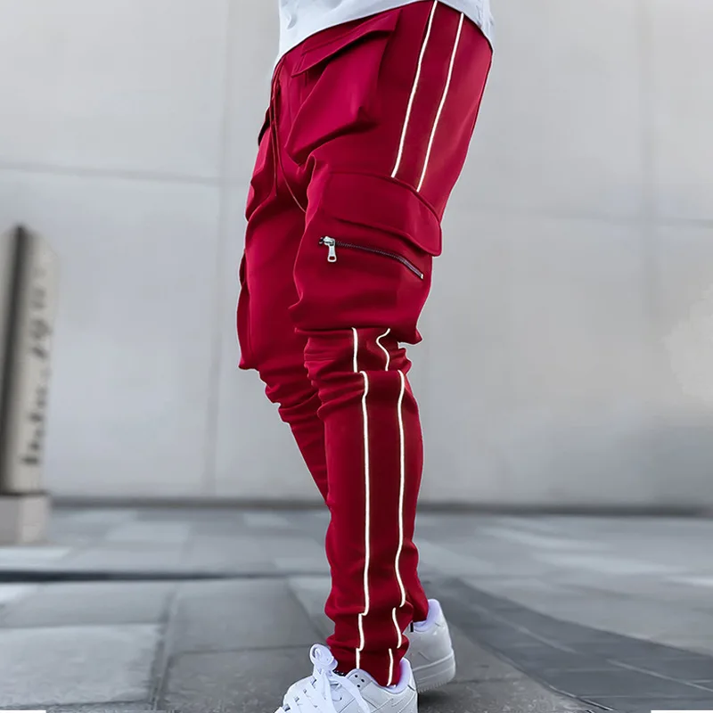 Pantalon de jogging multi-poches pour homme, pantalon de survêtement de sport, jogging décontracté pour homme, jogging de course, jogging Cargo Casting, pantalon Hip Pop, été