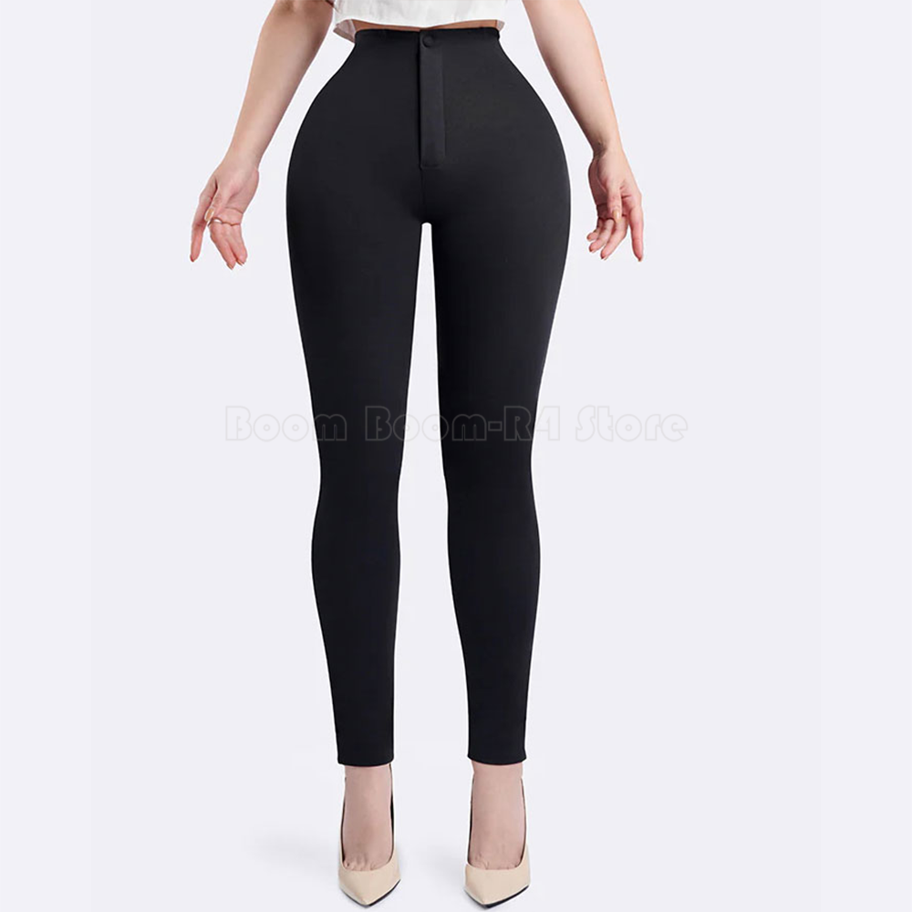 Pantalon taille haute à jambes fines pour femmes, contrôle du ventre, Push-Up, pantalon de gymnastique, Leggings décontractés, Yoga, doux, extensible, confortable