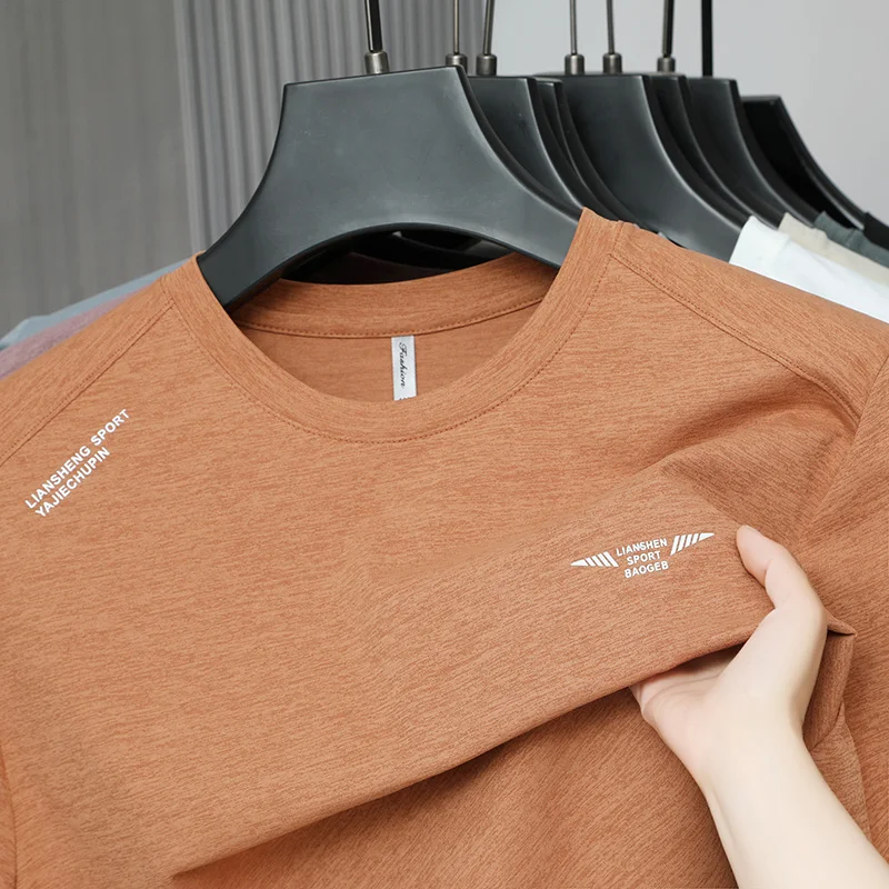 Nouveau T-shirt coréen décontracté à manches courtes et col rond pour homme 2026 – Haut polyvalent, tendance et confortable pour l'été