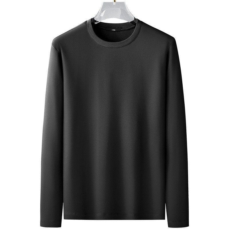 T-shirts en Soie de Mûrier Légère et Luxueuse, Élastiques, Haut de Gamme, à Manches Longues, de Qualité, Antistatiques, Confortables, Sous-vêtements Thermiques