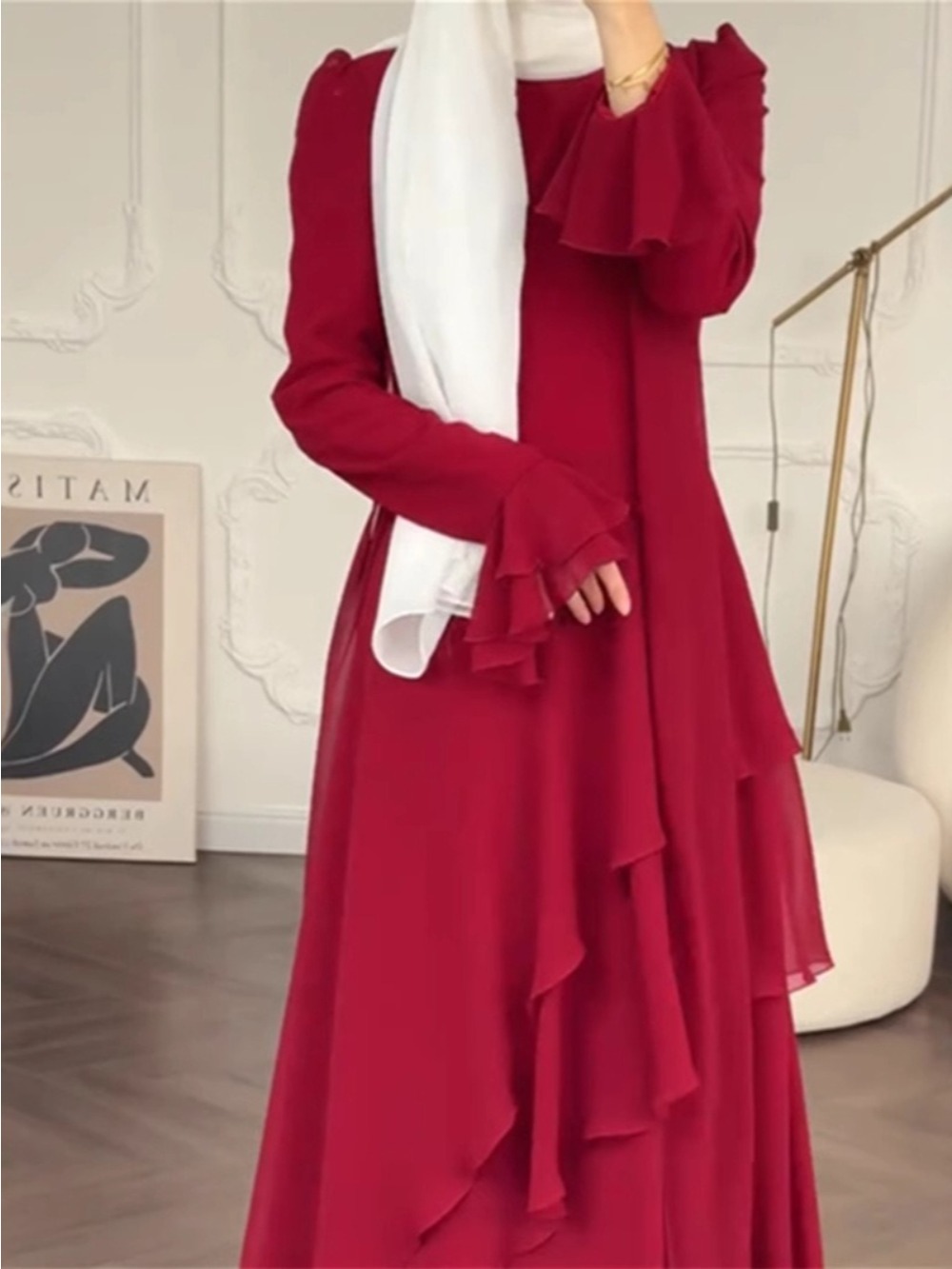 Robe Eid femmes musulmanes Abaya Ramadan robes longues dubaï Abayas caftan arabe longue Robe 2025 robes Largos fête Caftan Jalabiya