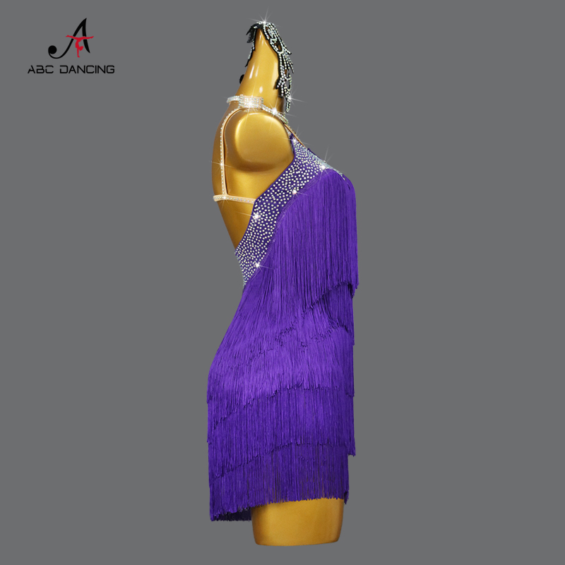 Robes de danse latine à franges, Costume de compétition Sexy pour femmes, vêtements d'entraînement pour salle de bal, Costume grande taille pour filles, Performance de Cabaret, 2026