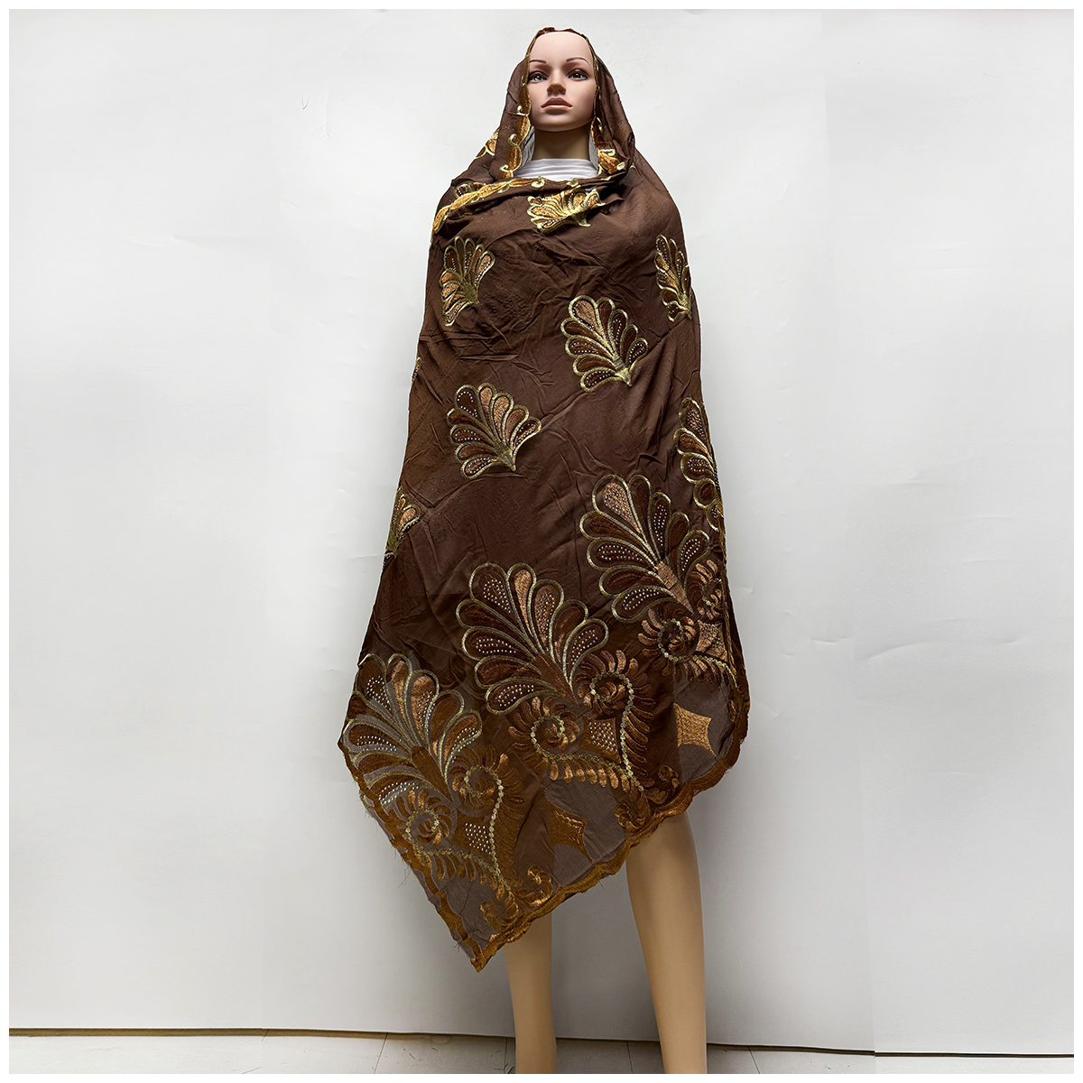 Écharpe Hijab 100% Coton pour Femme Africaine, Foulard Musulman à la Mode, Offre Spéciale, Prix de Gros, Nouvelle Collection