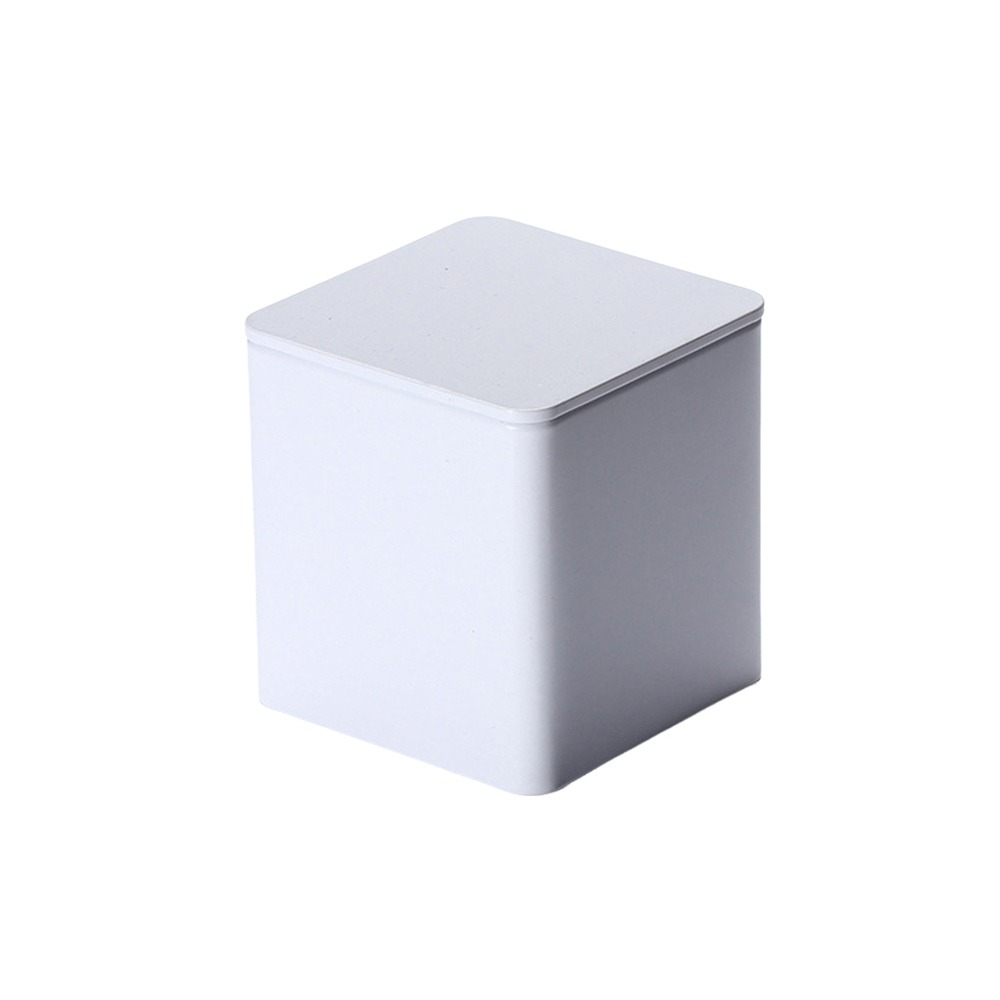 Boîte à thé en fer blanc de haute qualité, grande capacité, carrée, hermétique et anti-humidité, pour la maison et les voyages