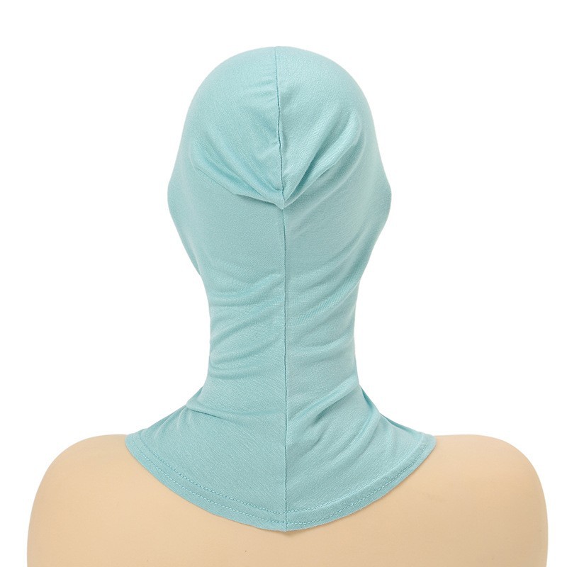 Nouveau Voile Intégral Extensible pour Femme 2026 – Turban Musulman, Sous-Hijab, Bonnet Châle avec Couverture Complète du Cou