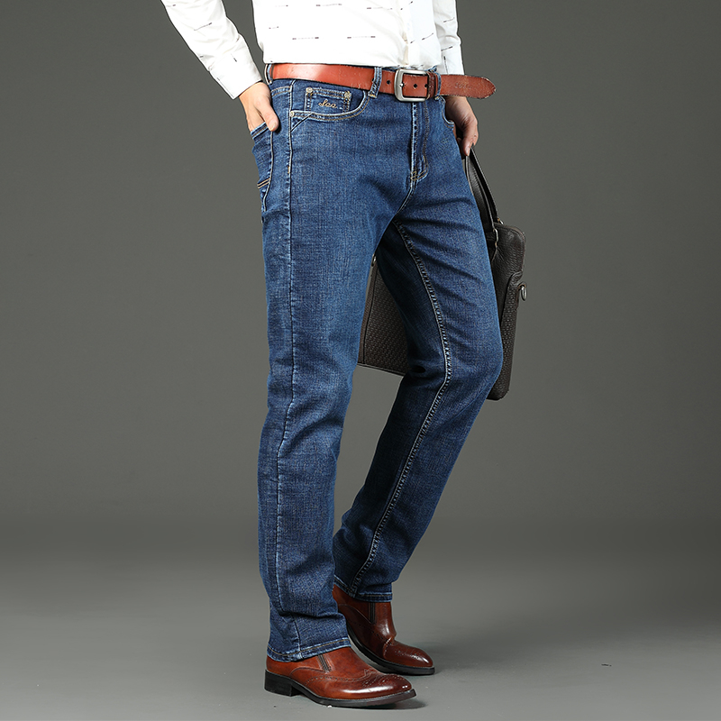 Jean en denim délavé taille haute pour homme, style décontracté et professionnel, collection 2026, haute qualité, toutes saisons