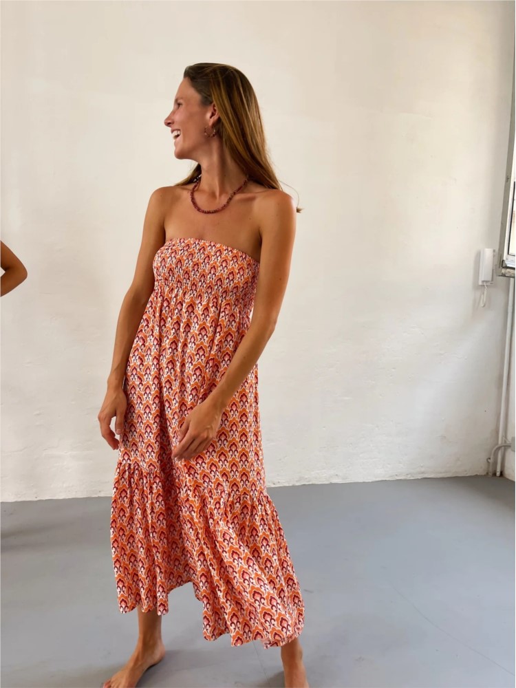 Jupes Boho décontractées pour femmes, nouvelle mode printemps été, Vintage, ample, taille élastique, imprimé Floral, Style ethnique, jupe Maxi de plage