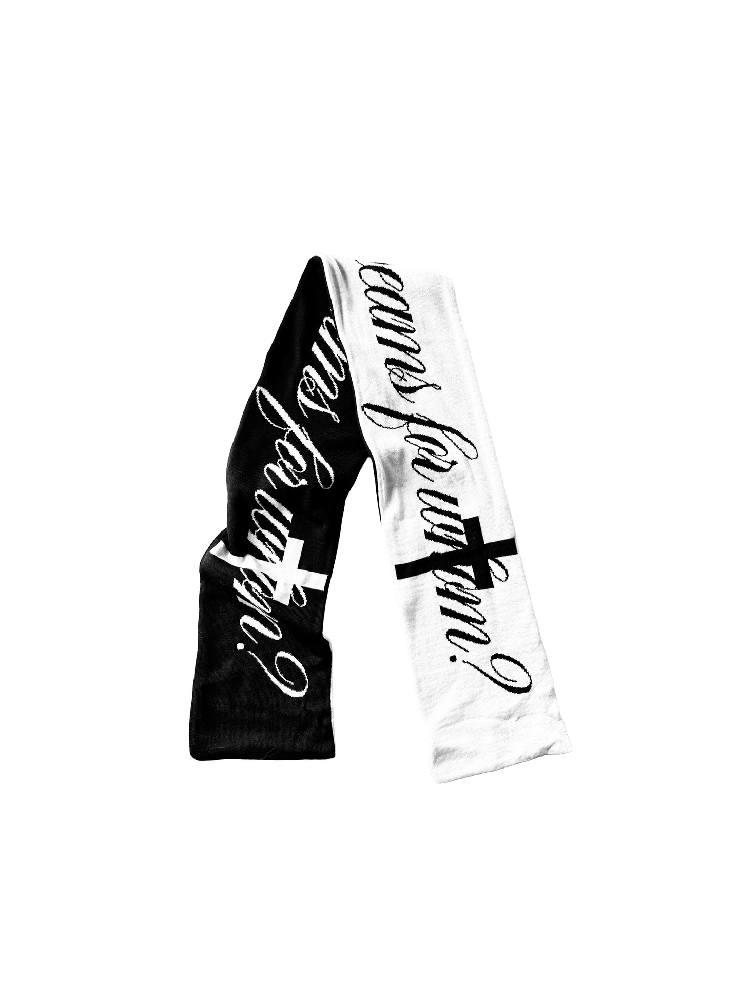 Femmes automne hiver millénaire mode rétro Double face haute rue personnalité créative lettre laine tricoté écharpe à la mode