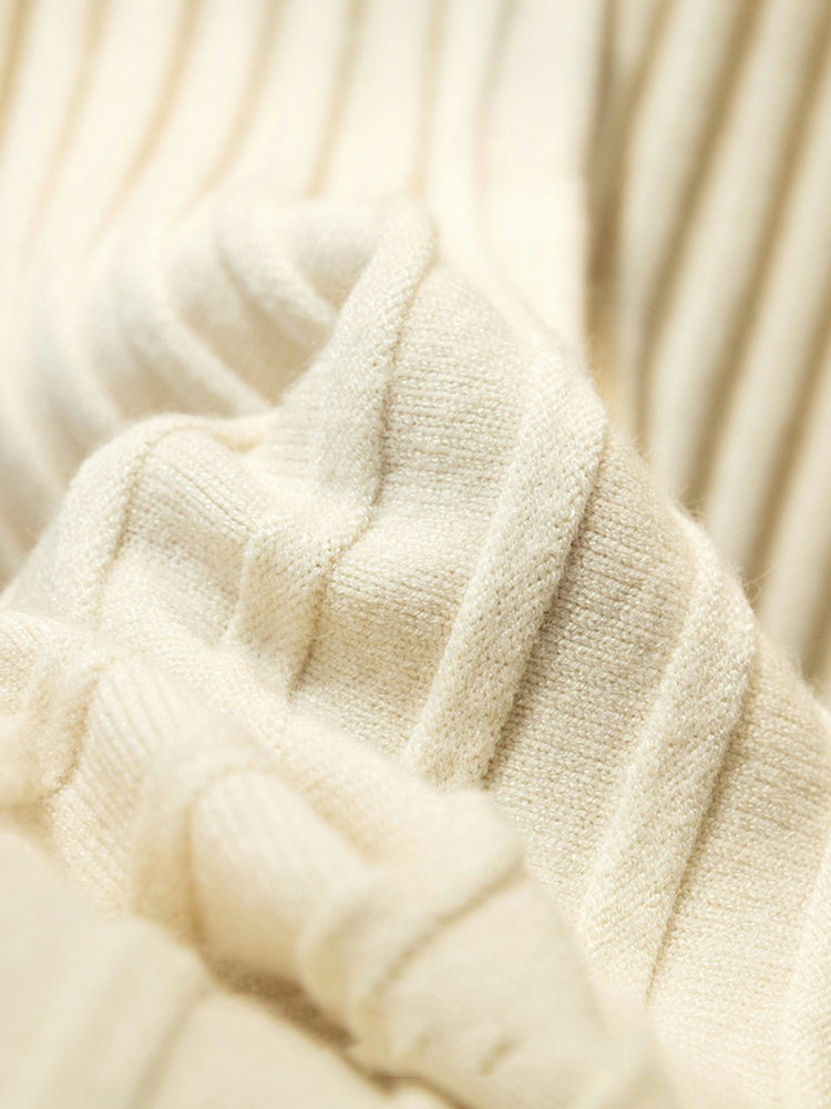 Jupes tricotées pour femmes, automne, épaisses, plissées, longues, vintage, taille haute, côtelées, unies, décontractées, streetwear 2026