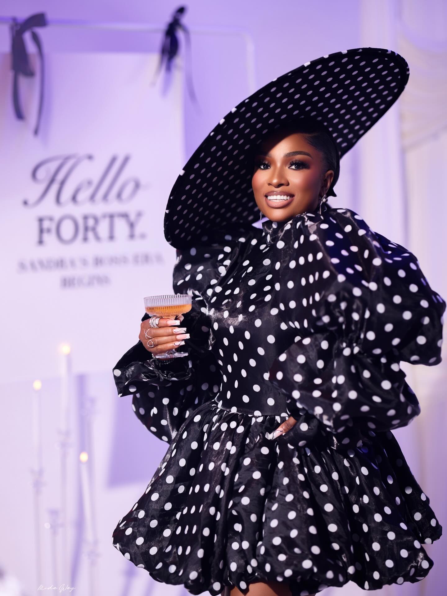 Robes courtes à pois pour femmes avec manches bouffantes, style africain, pour les fêtes