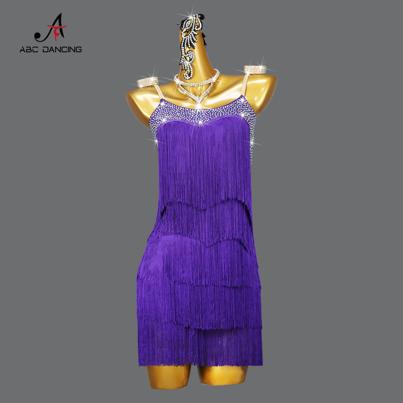Robes de danse latine à franges, Costume de compétition Sexy pour femmes, vêtements d'entraînement pour salle de bal, Costume grande taille pour filles, Performance de Cabaret, 2026