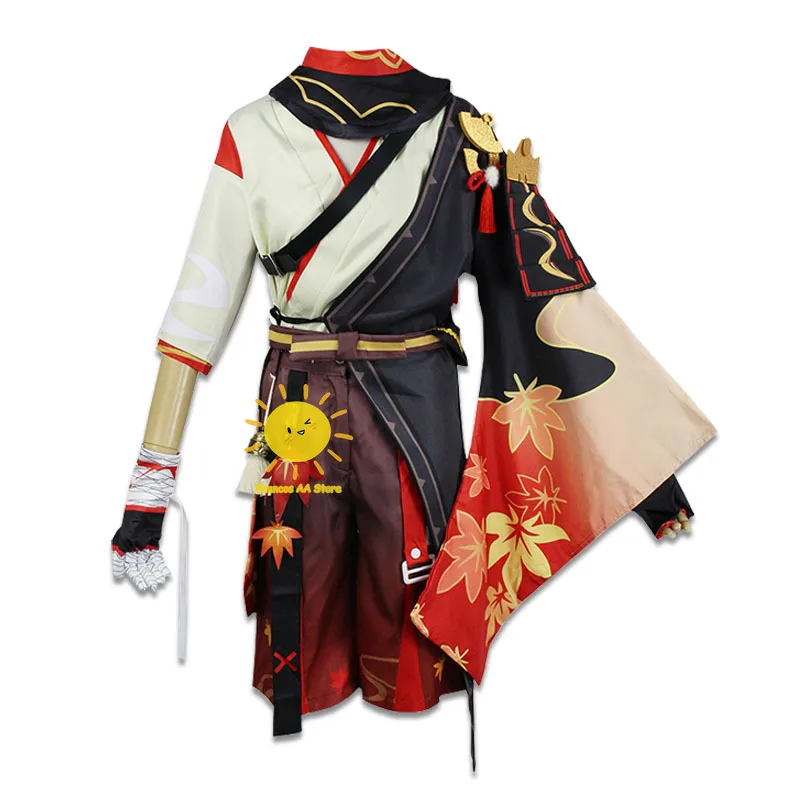 Kaedehara Kazuha Cosplay jeu Cosplay Kaedehara Kazuha Costumes uniforme Halloween carnaval Costume vêtements perruque ensemble femmes hommes