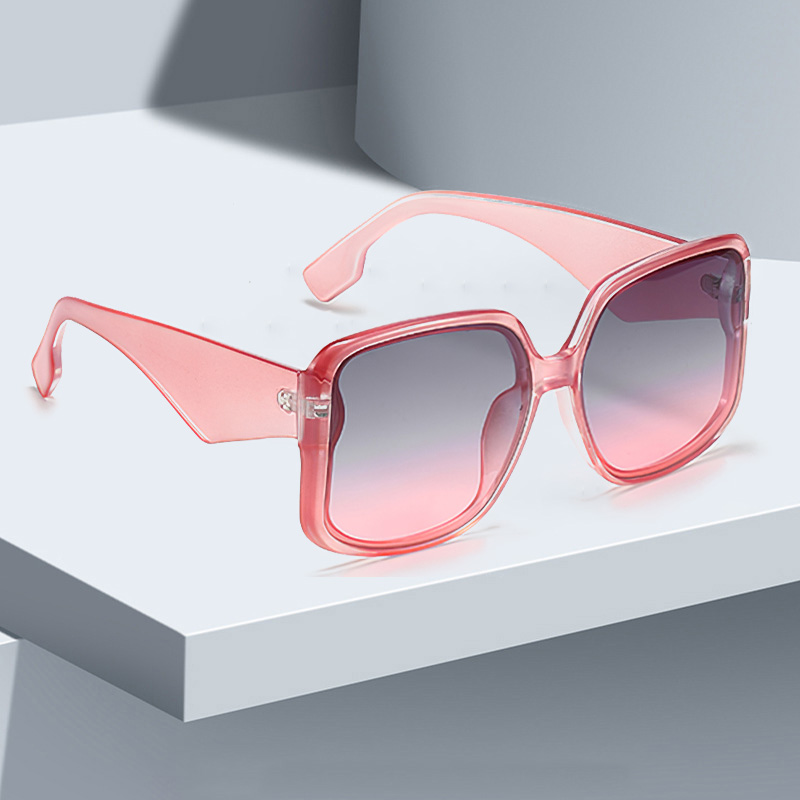 Lunettes de soleil pour femmes, Design Unique à Double monture, avec monture surdimensionnée et verres dégradés, UV400, nouveauté 2025