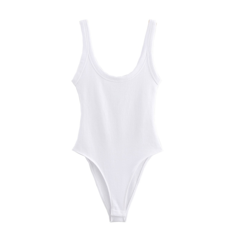 Combinaison en tricot multicolores pour femmes, style simple, essentielle pour l'été, tenue quotidienne, sexy, tendance, à la mode