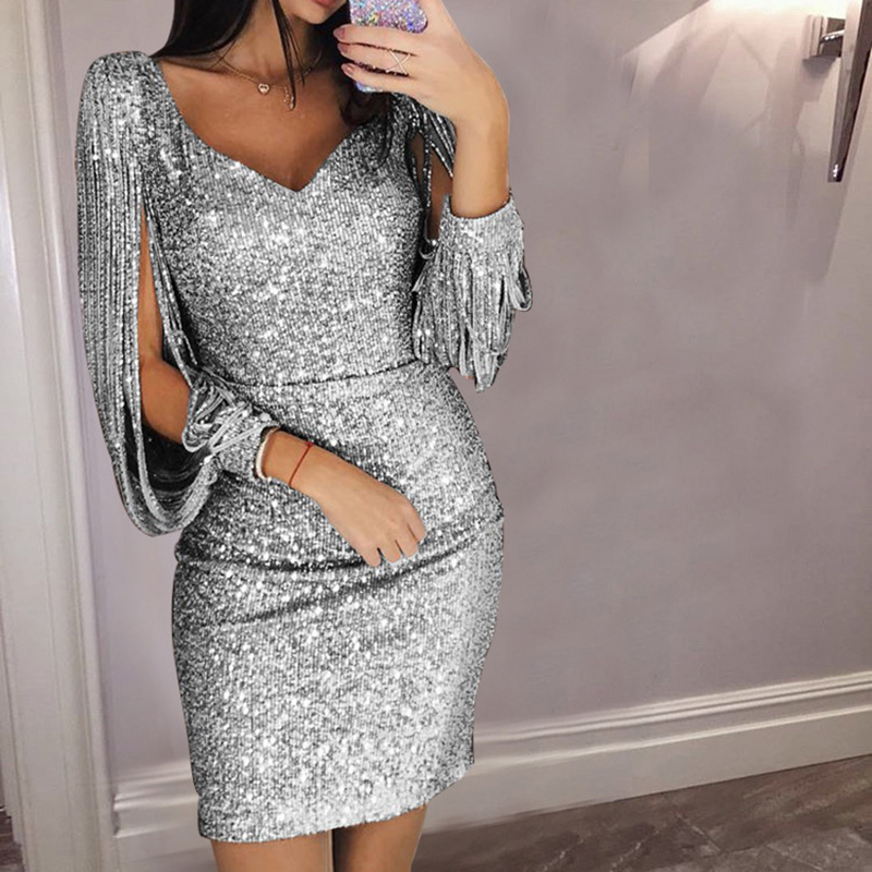 Robe à manches longues brodée sur mesure, 6665