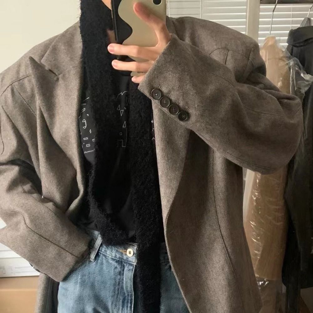 Écharpes Élégantes de Style Coréen avec Lettre Y2K, Mouchoir de la raq, Slim, pour le Cou, pour l'Hiver et l'Automne