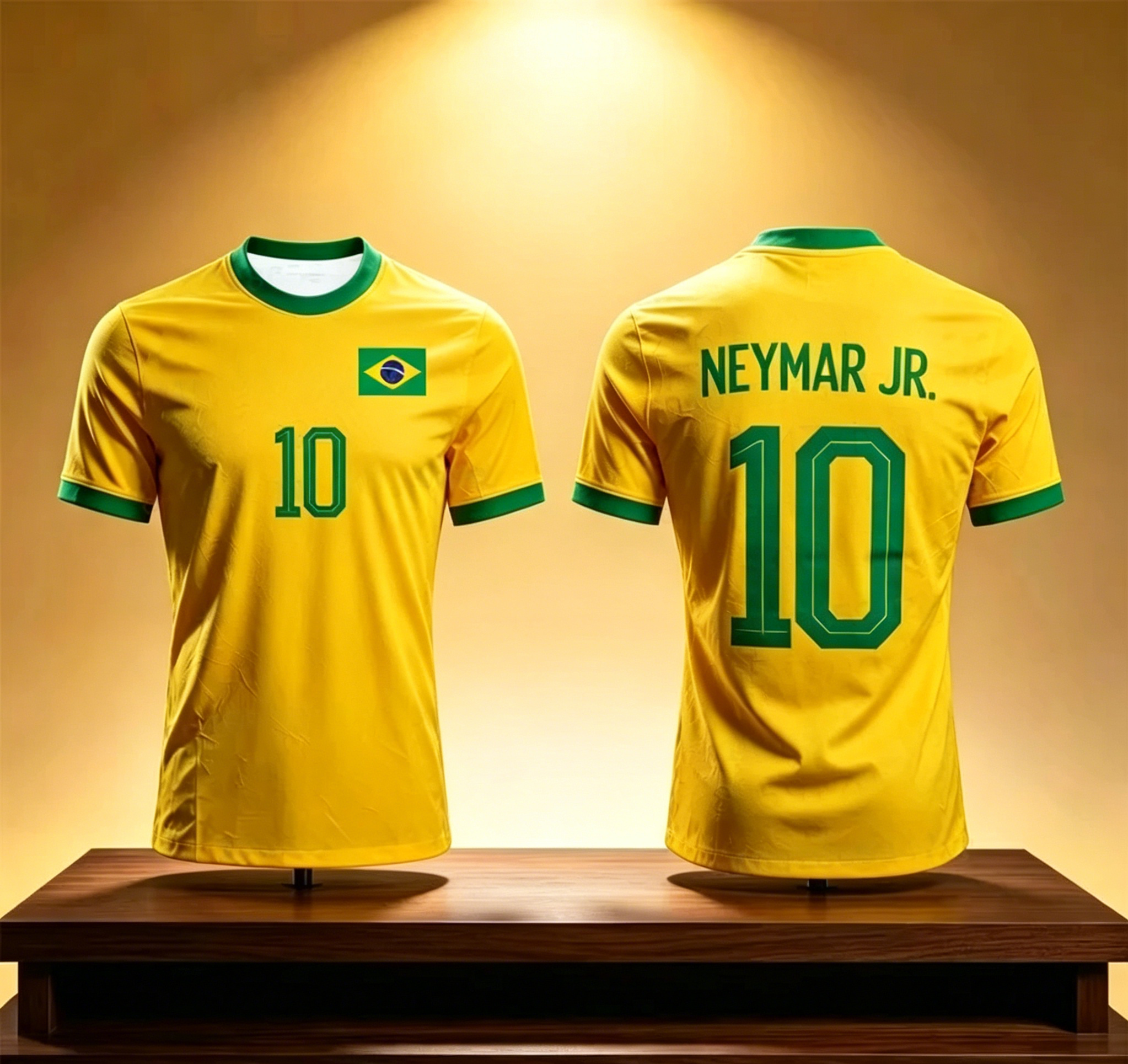 Maillot de football imprimé en 3D Neymar & VINI JR pour hommes et femmes, mode estivale, sport, séchage rapide, respirant, manches courtes, t-shirts de football