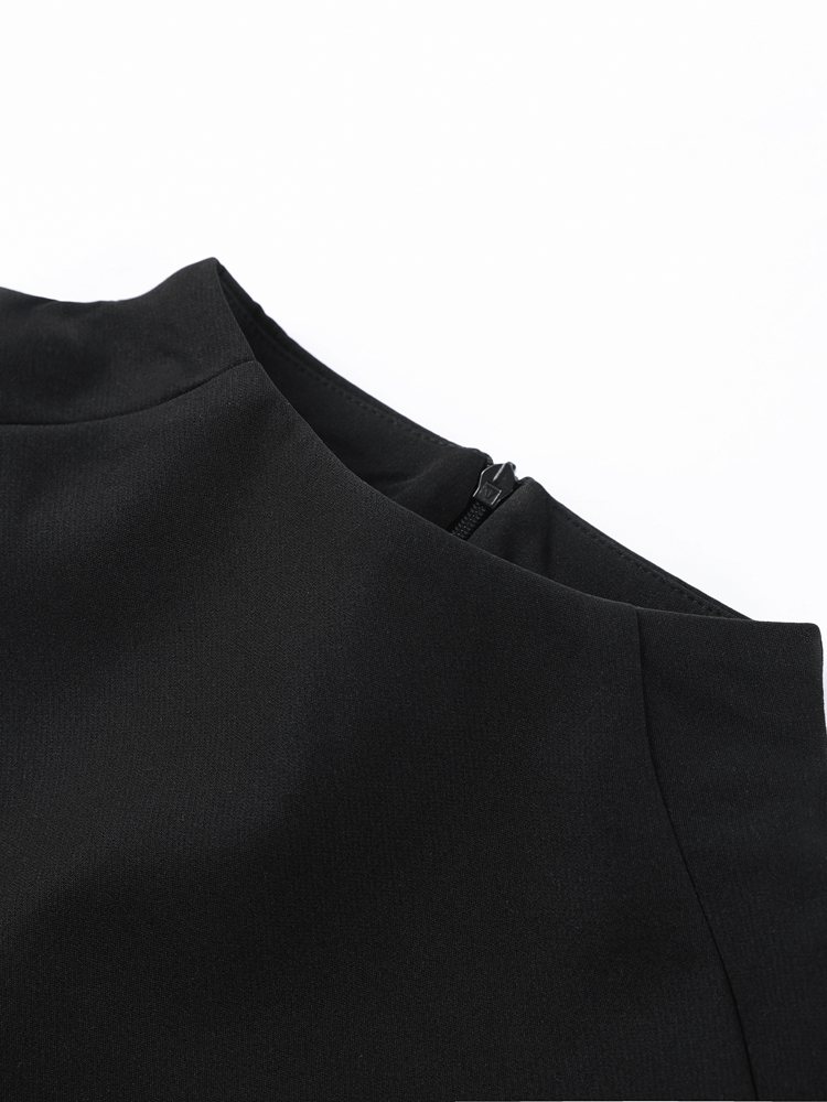 Châle court à col haut pour femmes, couleur unie, Cape courte, Chic, soirée de rue, hauts de rencontres, nouvelle collection printemps 2026