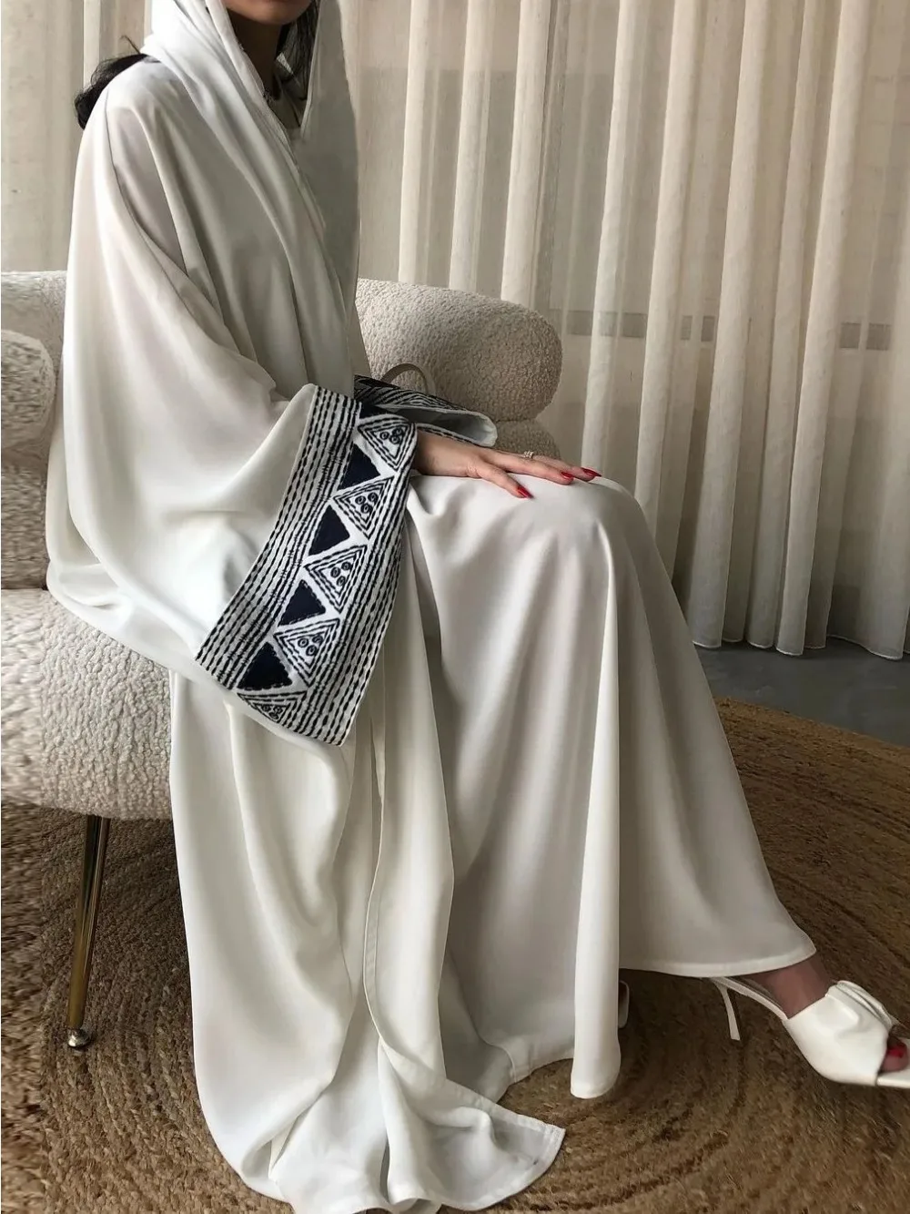 Caftan marocain Abayas Eid musulman Abaya pour femmes robes de dubaï Jalabiya broderie Ramadan Islam robes arabe longue Robe 2026