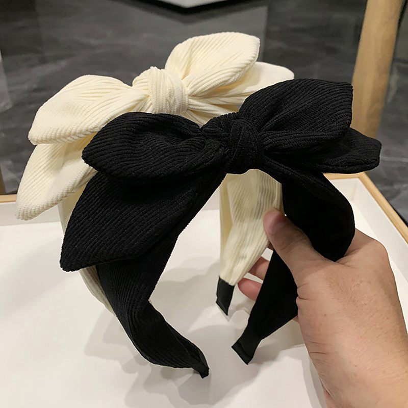 Magnifique Nouveau Grand Bandeau à Nœud Oreilles de Lapin pour Femmes et Filles, Style Vintage, Bandeau Large, Accessoires pour Cheveux