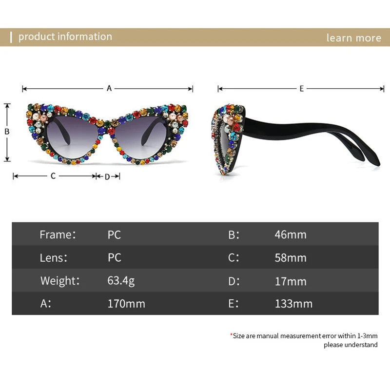 Lunettes de soleil œil de chat pour femmes et hommes, diamant de luxe sexy, design de marque vintage, grand cadre tendance, verre solaire en cristal et biscuits