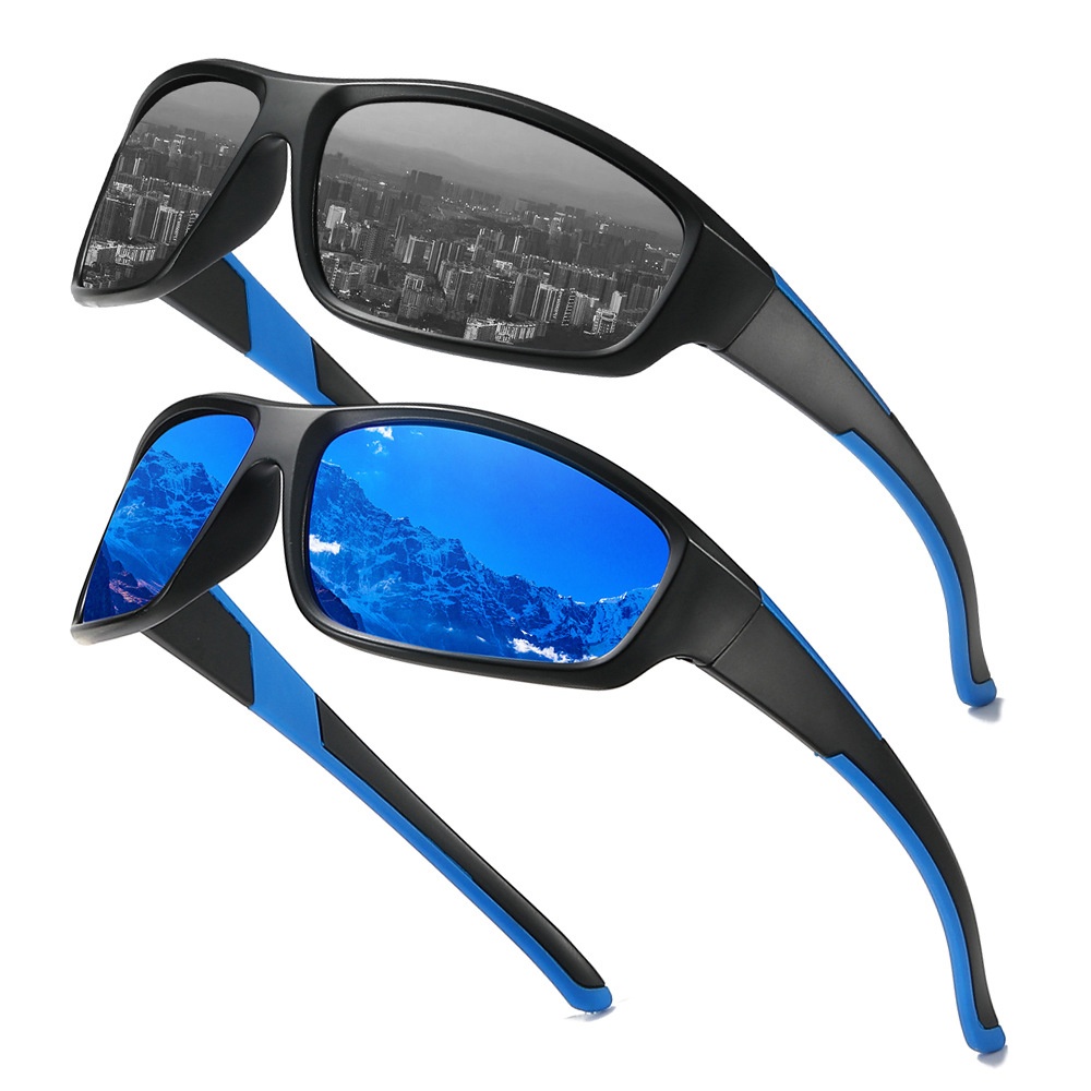 Lunettes de soleil polarisées haute définition pour hommes et femmes, lunettes de soleil pour sports de plein air, pêche, protection UV400, lunettes de conduite