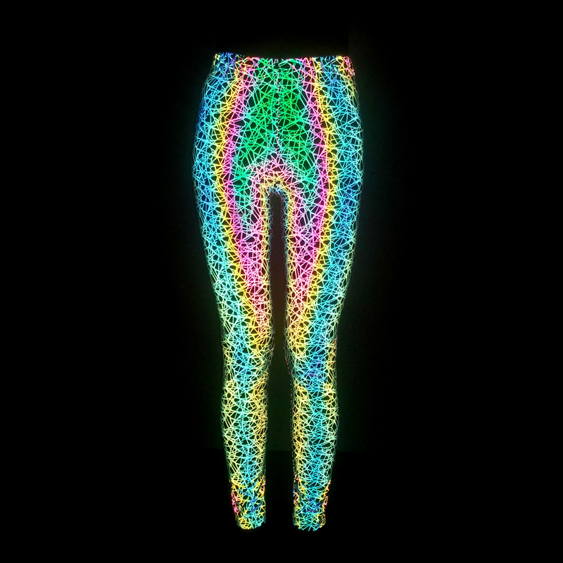 Leggings moulants colorés pour femmes, pantalons d'entraînement, jogging de nuit, vêtements techniques Harajuku, mode INS fjRoupas Femininas