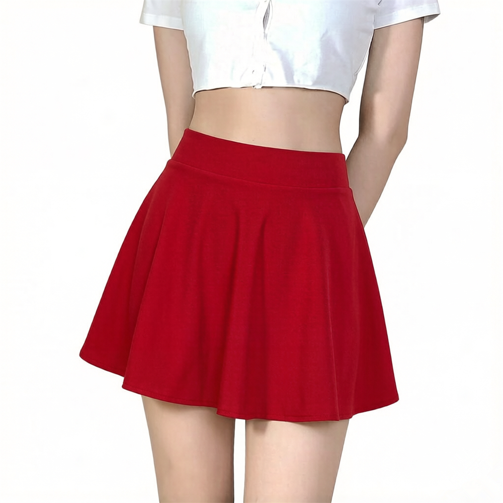 Jupes d'été pour femmes, mini-jupes plissées élastiques sexy, jupes de soleil pour uniforme scolaire, jupes de tennis coréennes noires taille haute