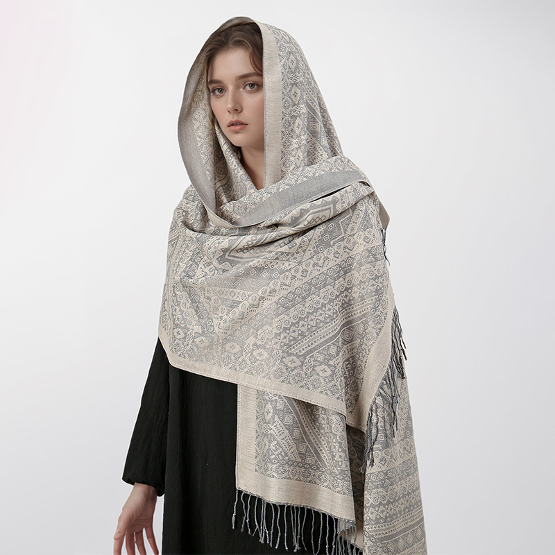 Nouveau hiver écharpe femmes garder au chaud cachemire foulards décontracté concepteur Pashmina foulard gland châle Hijab Wrap
