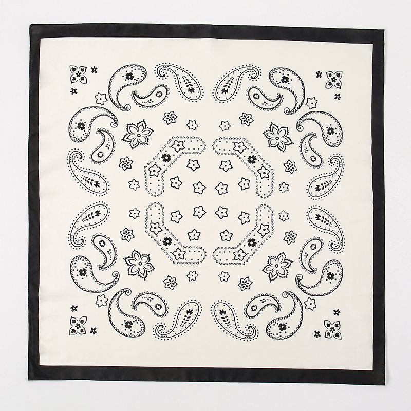 70cm Paisley imprimé musulman Hijab femmes Bandanas carré foulard en soie bandeau mouchoir foulard foulard foulards de luxe