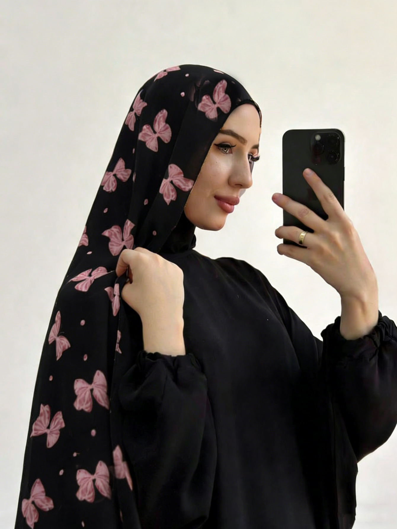 Nouveau Foulard en Chiffon Imprimé avec Perles, Écharpe Malaisienne, Châles, Voiles Arabes pour Musulmanes, Foulard Floral, Tudung Bawal