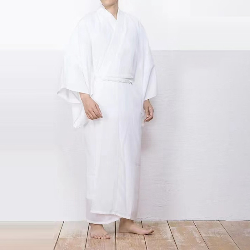 Kimono Japonais Juban Traditionnel avec Doublure Astronomique pour Homme, Vêtement Nikavec Ceinture, Robe de Bain Longue, Sous-Vêtements