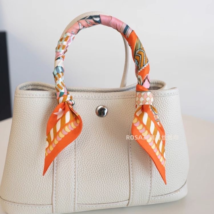 Longue écharpe de luxe avec Design d'épaulette pour panier inspiré Hermes, poignée de sac, style Ins, accessoire tendance, livraison gratuite