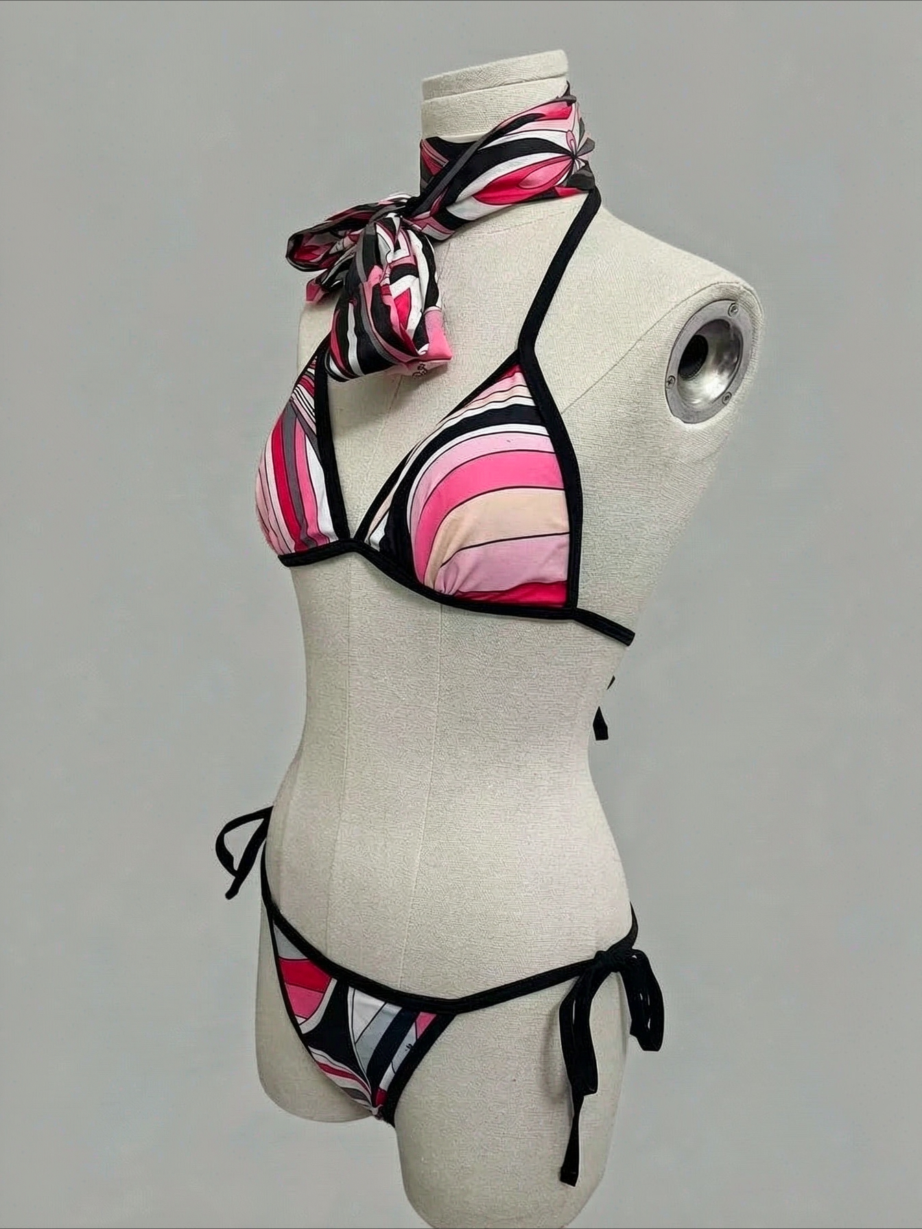 Ensembles de bikini pour femmes avec bandeau foulard et logo signature, ensembles de bikini sexy pour femmes, vêtements de plage, maillots de bain